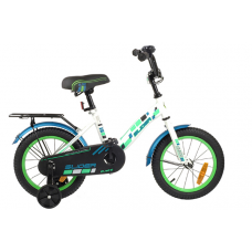 Велосипед Race light 20" белый/ голубой/ зеленый